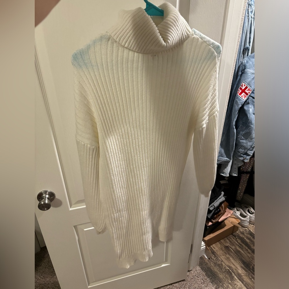 White Sweater Dress